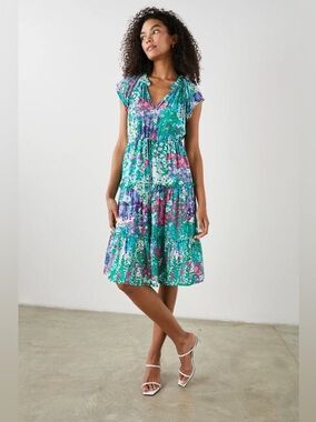 [EUC] $238 RAILS Juni Floral Dress in Gardenia Floral. Size Small